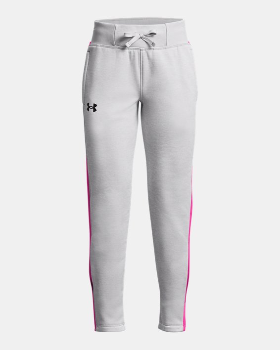 Girls' Armour Fleece® Pants, Gray, pdpMainDesktop image number 0